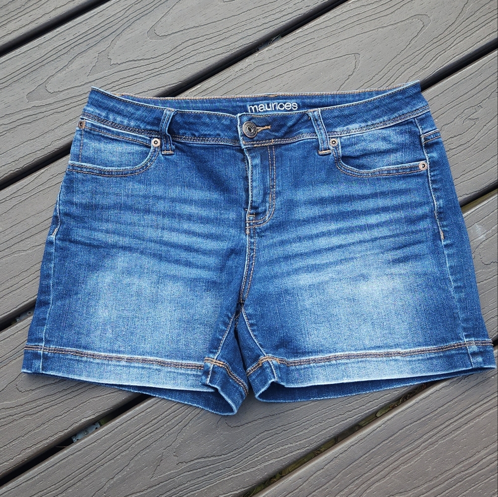 Maurice's 3/$33 size 7/8, denim shorts, EUC